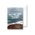 Make Waves Postkarte