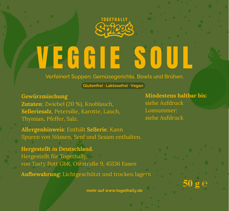 VEGGIE SOUL – Der pflanzliche Allrounder